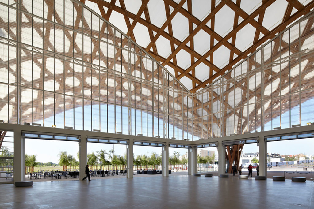 Mái che bạt căng bảo tàng nghệ thuật Pompidou Metz | Nguồn ảnh: Didier Boy De La Tour