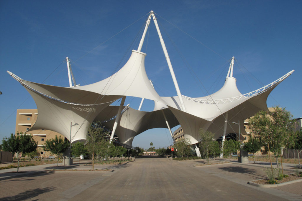 Mái che chóp phễu Skysong với cấu trúc độc đáo