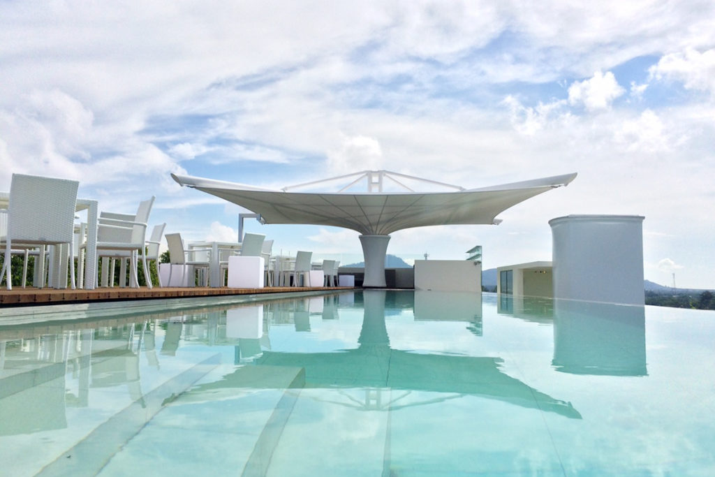 Thi công mái che bạt căng Phú Quốc Kiên Giang - Mái Che Hồ Bơi & Poolbar | Nguồn ảnh: Internet