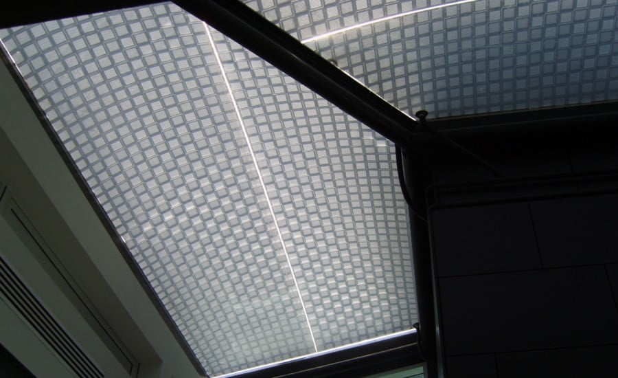 Công nghệ in hoa văn ETFE thông minh tại đại học Lancaster.