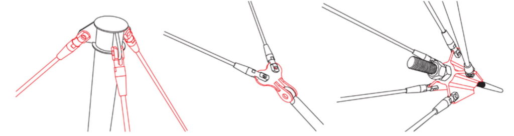 Chi tiết bạt căng dây cáp cố định hệ khung_Tie down Head