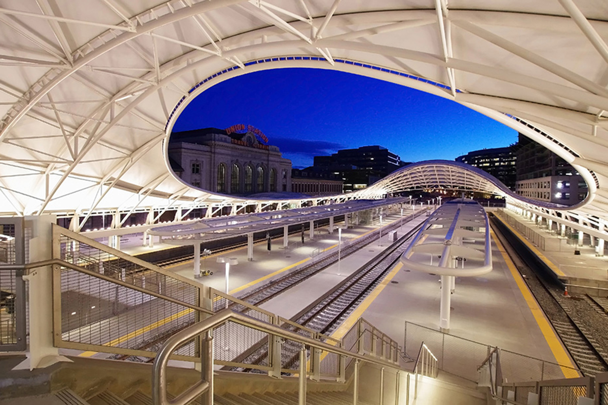 Denver station_Mái che bạt căng nhà ga 4