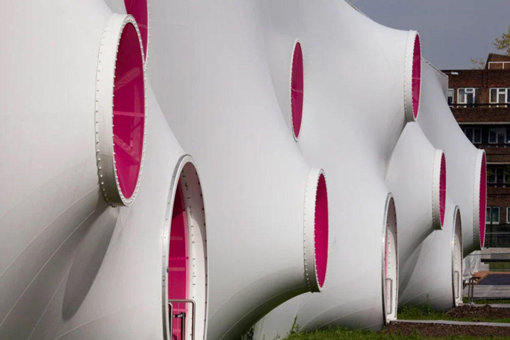 Chi tiết vỏ bao che bạt căng Olympic Shooting Venue | Nguồn ảnh: architizer