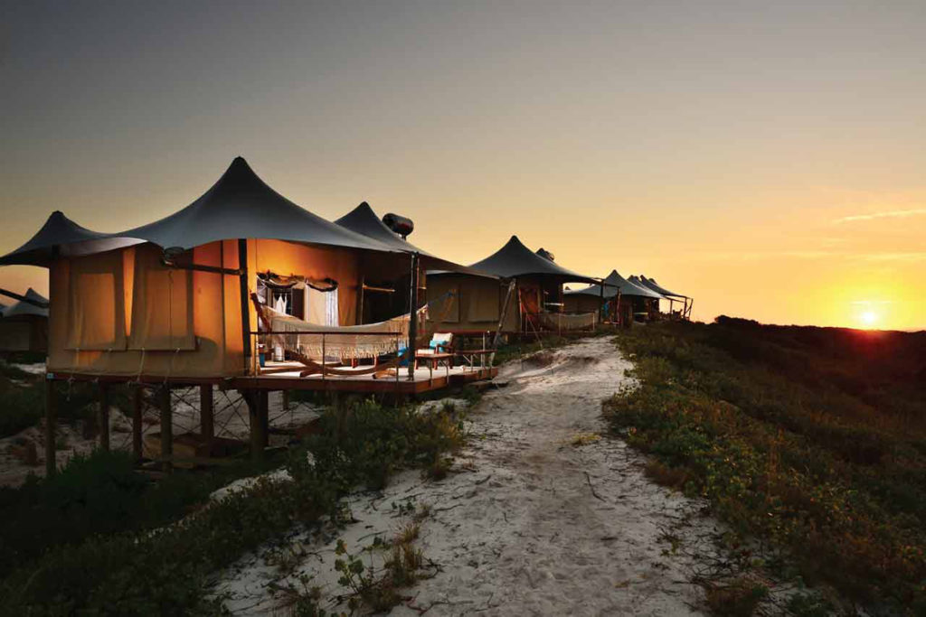 Thi công mái che bạt căng Hạ Long Quảng Ninh - Lều nghỉ dưỡng Glamping Tent
