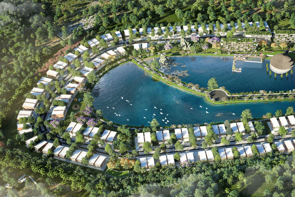 Thi công mái che bạt căng Ninh Bình - Mái che dự án resort nghỉ dưỡng | Nguồn ảnh: Internet