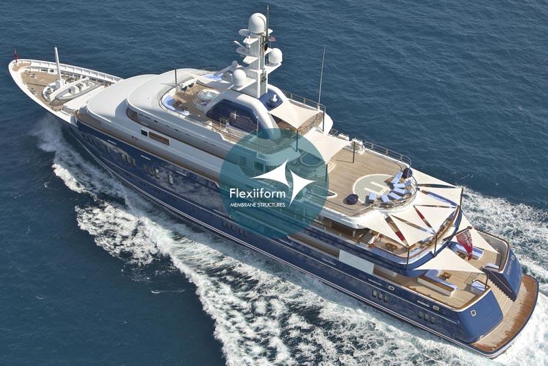 Mái che bạt căng du thuyền tại Vịnh Hạ Long | Nguồn ảnh: yachtforums