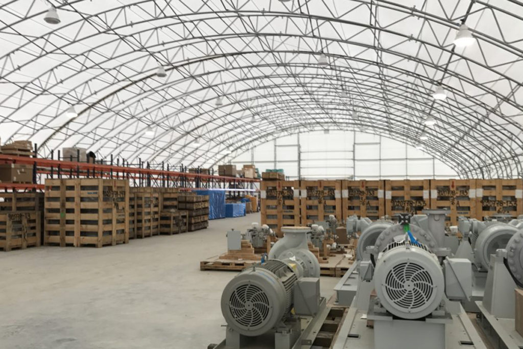 Mái che bạt căng nhà xưởng với thiết kế ấn tượng