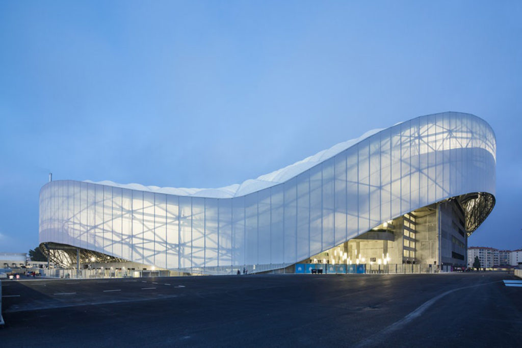 Mẫu mái che sân vận động Vélodrome - Marseille, France