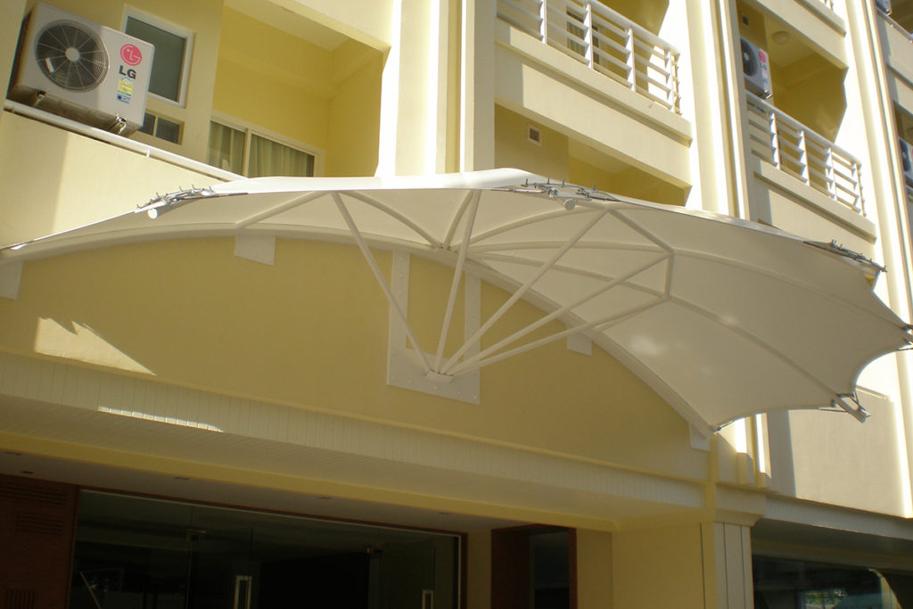 Mái che bạt căng cho sảnh đón, cổng chào