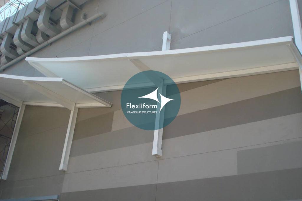 Tổng quan dự án mái che sảnh đón tại tòa nhà Central Plaza.