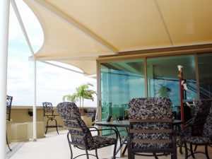 Dự Án 8 Mái che bạt căng sân thượng