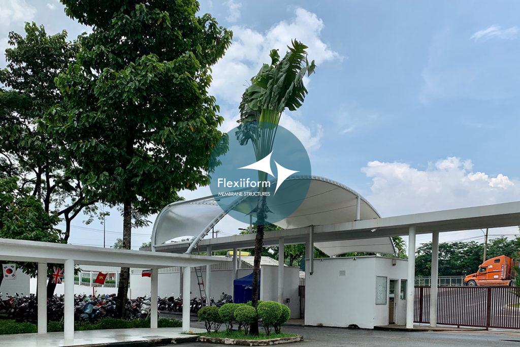 Lycée Français International Marguerite Duras_Mái che bạt căng trường học Q9