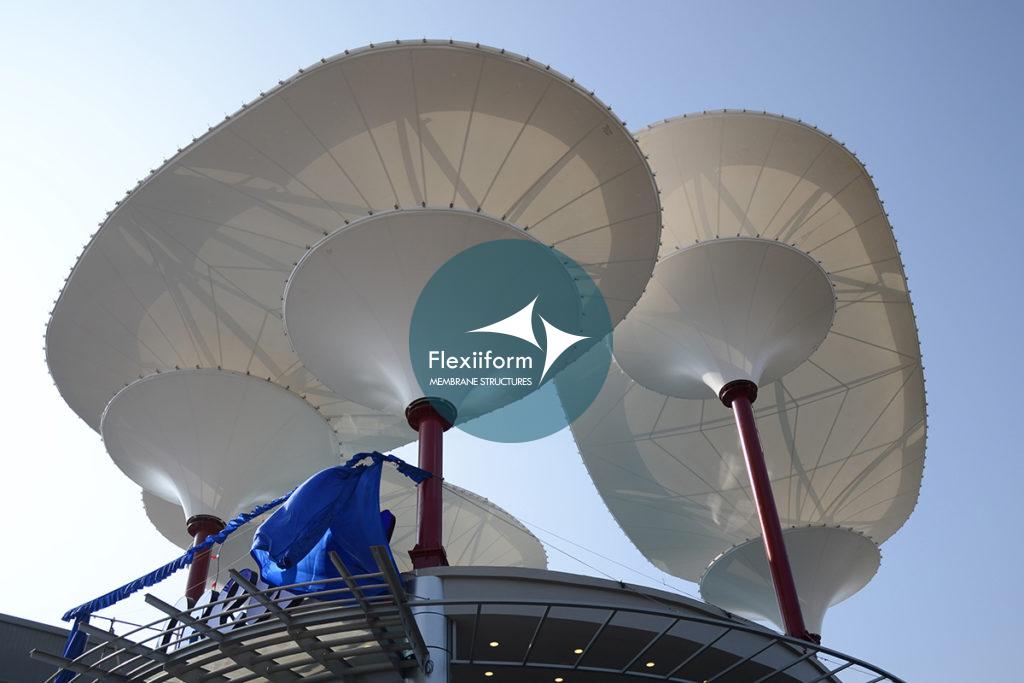 Tổng quan dự án mái che trung tâm thương mại Ocean Center, Monywa.