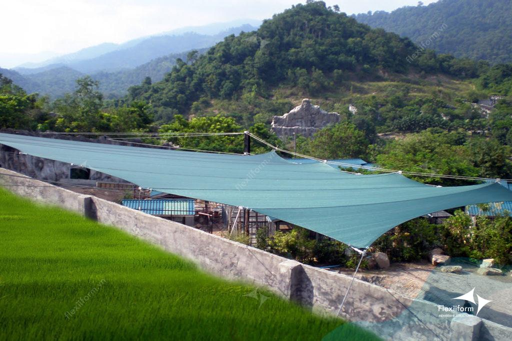 Mẫu mái che sở thú - Khakhew Zoo - bạt căng chống nóng