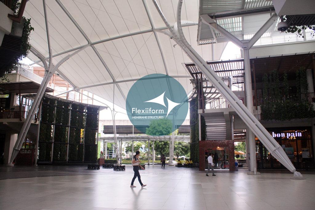 Tổng quan dự án mái che trung tâm thương mại The 9.