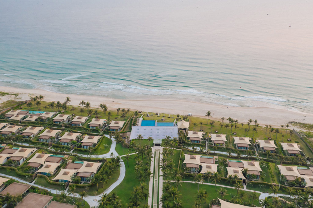 Khu resort lợp mái che bạt căng Nha Trang Khánh Hòa với thiết kế hiện đại