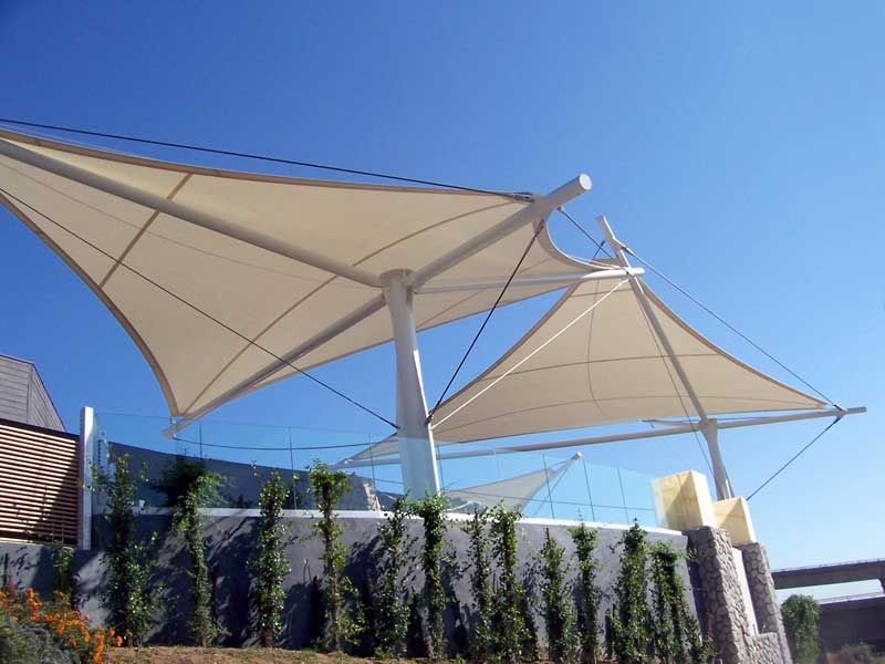 Mái che bạt căng sân thượng chống nóng, cản mưa - Giải pháp đối phó thời tiết 5 Mái che bạt căng sân thượng chống nóng, cản mưa - Giải pháp đối phó thời tiết 3 Flexiiform