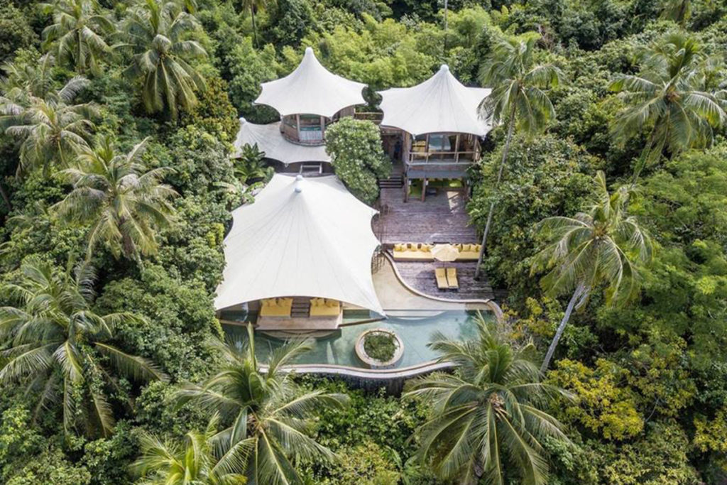 Khu vực Glamping Tent Resort Soneva Kiri