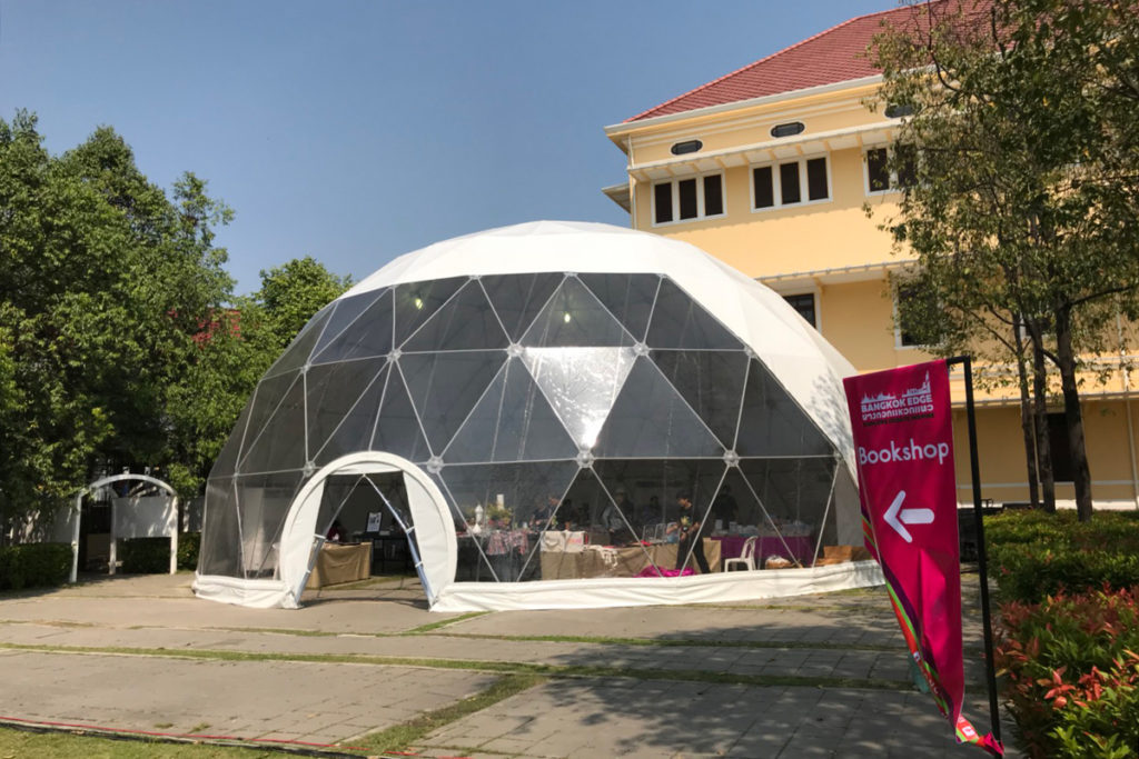 Mẫu nhà bạt dạng cầu geodesic dome với hình dáng đa dạng
