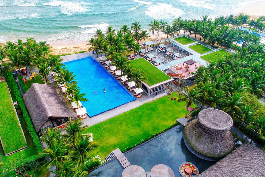 Thi công mái che Đà Nẵng Hội An - Mái che resort biển