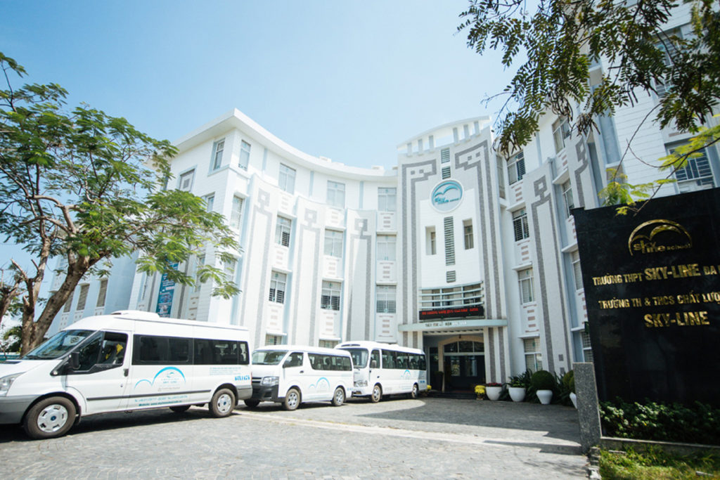 Thi công mái che bạt căng Đà Nẵng Hội An - Mái che trường học quốc tế