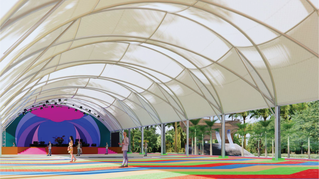 Những công trình sử dụng bạt căng kiến trúc đẹp nhất 2022 4 Flexiiform