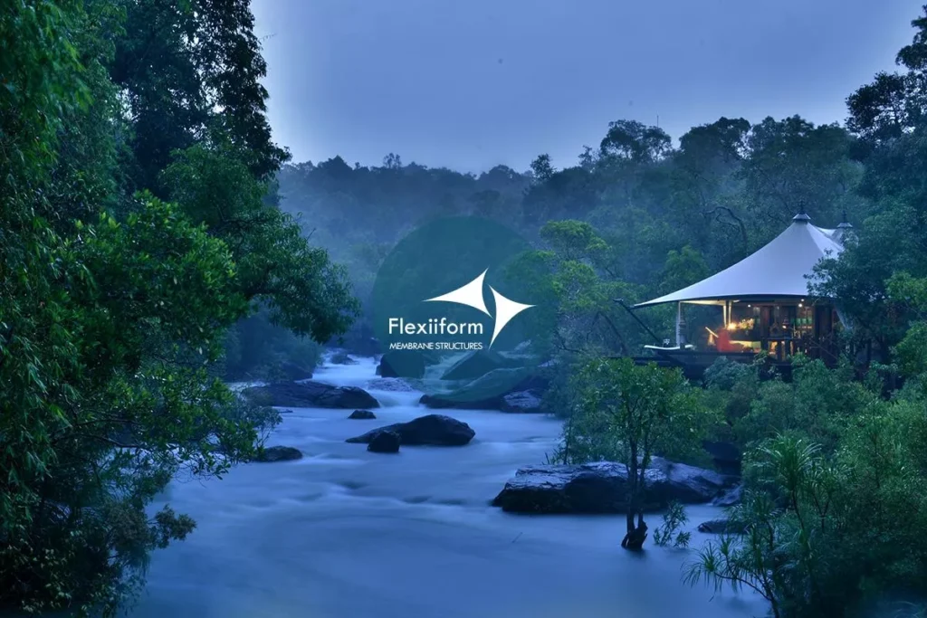 FlexiiTent module | Glamping tent 2 phòng ngủ