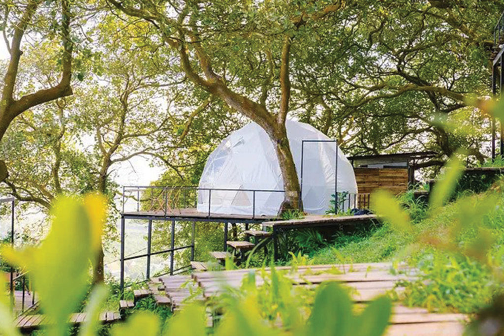 Tropical E-glamping Đồng Nai - Kiến trúc nhà vòm bán cầu Dome