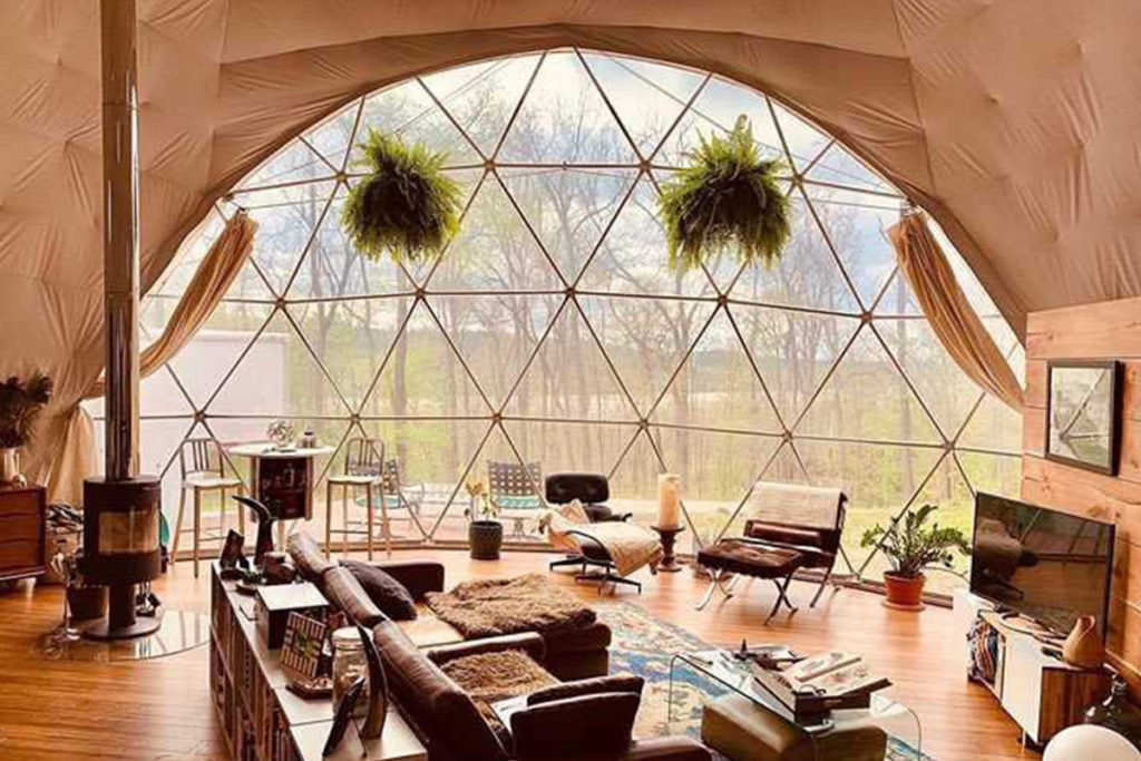 Set up không gian tiện ích trong nhà bán cầu