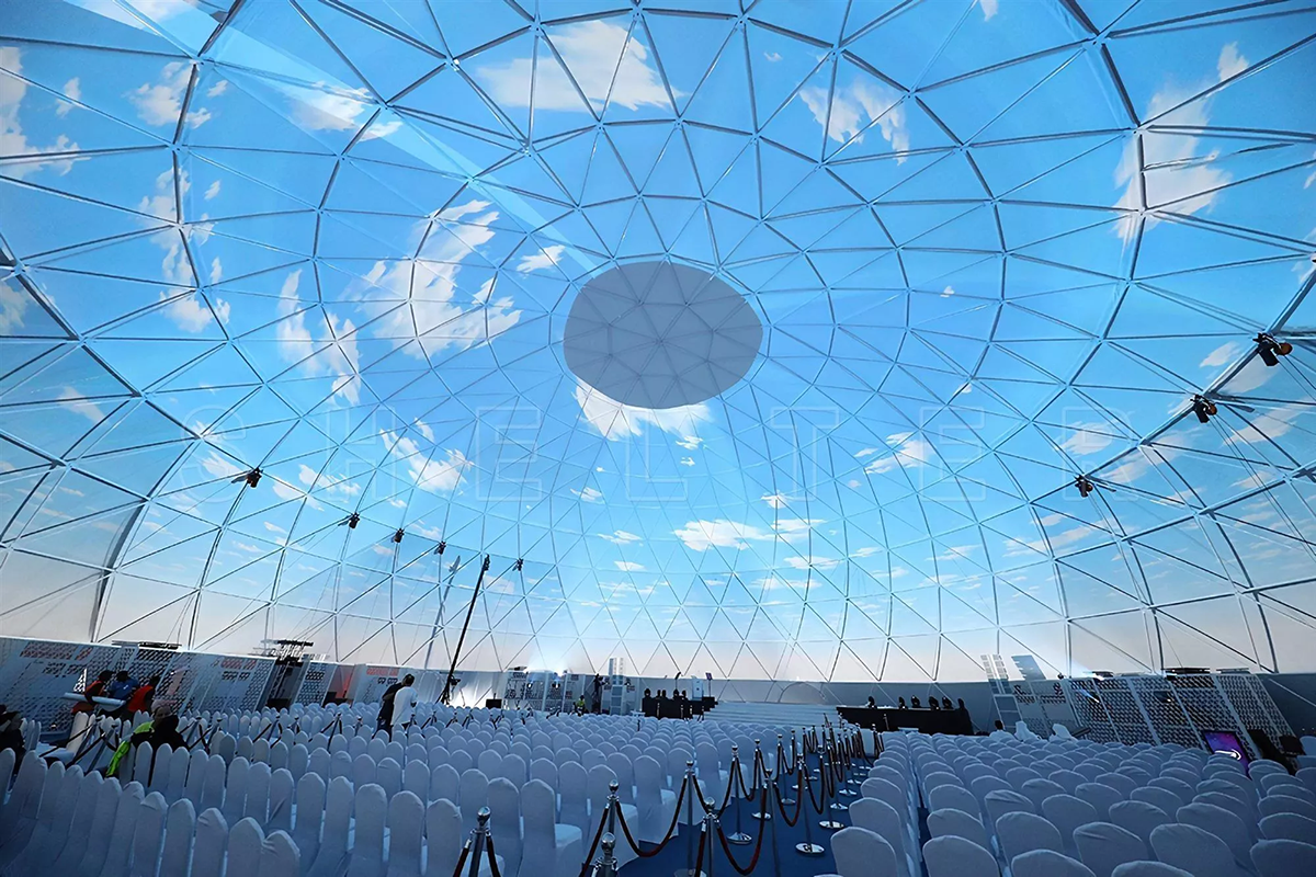 Nhà dome sự kiện dạng cầu 3