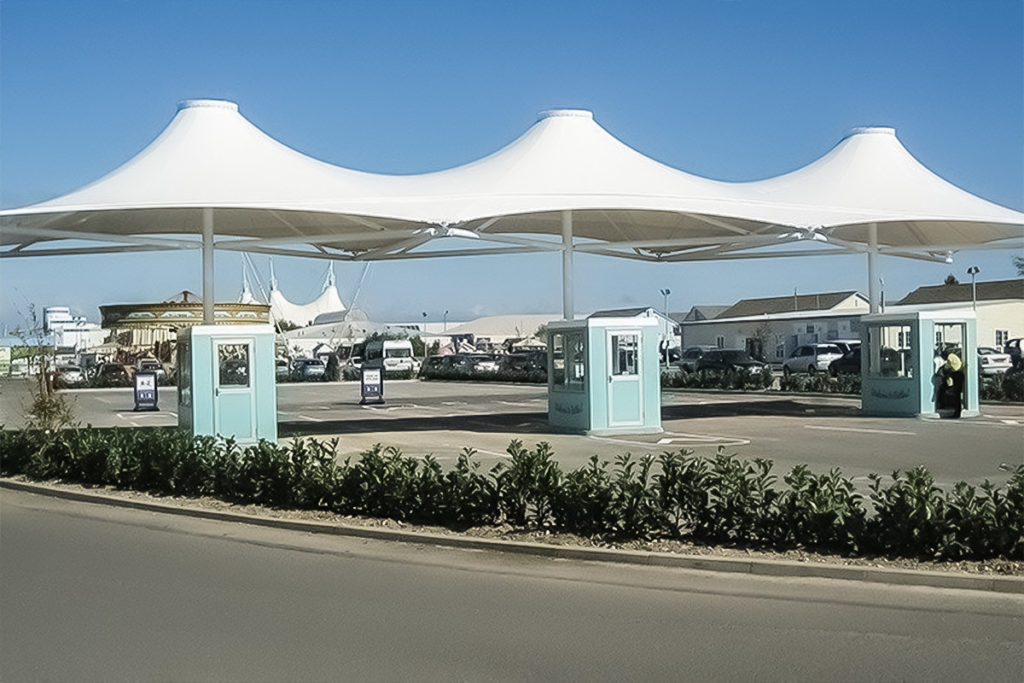 Mái che cổng chào dạng chóp