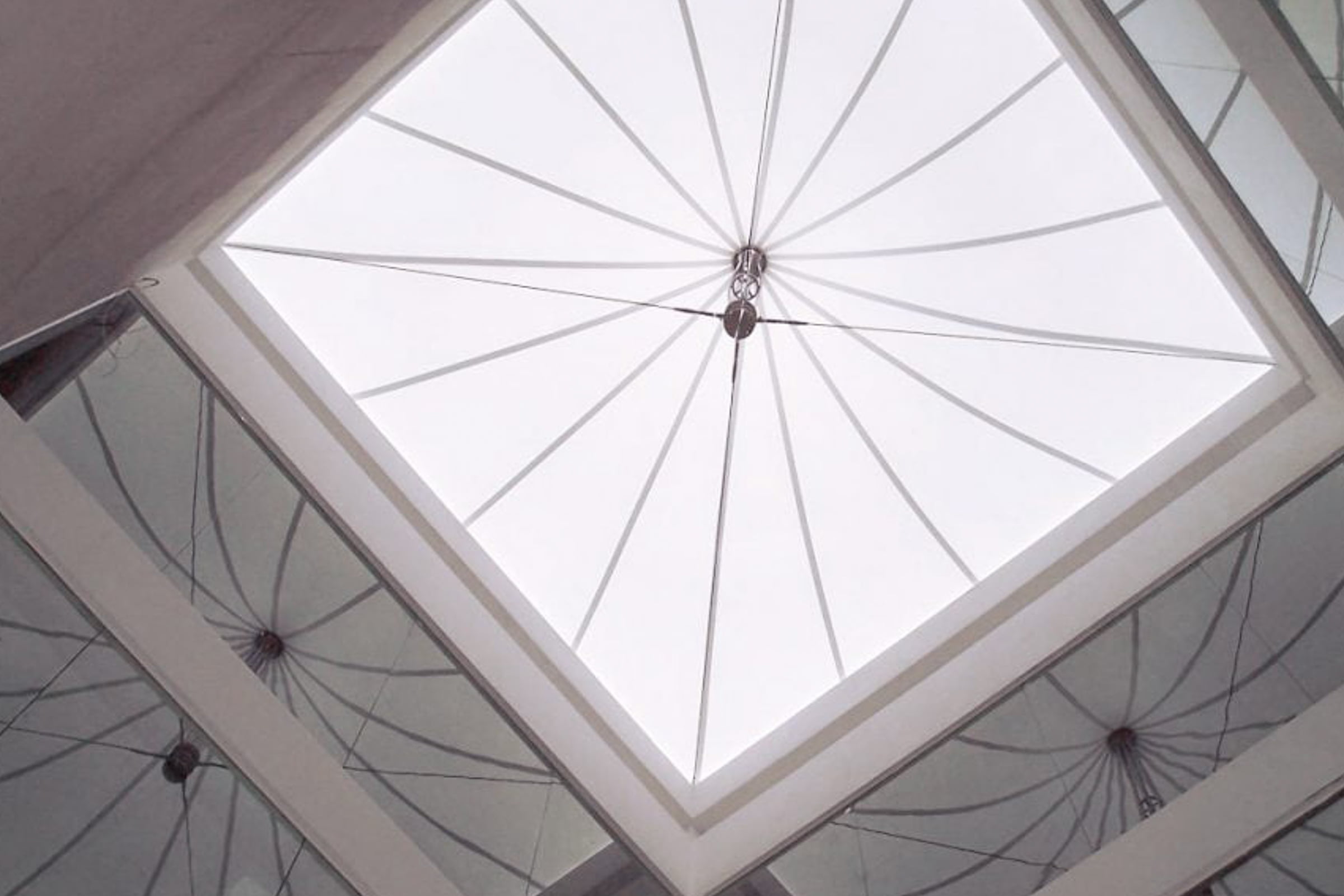 Mái Che giếng trời Tensile Skylights che mưa nắng