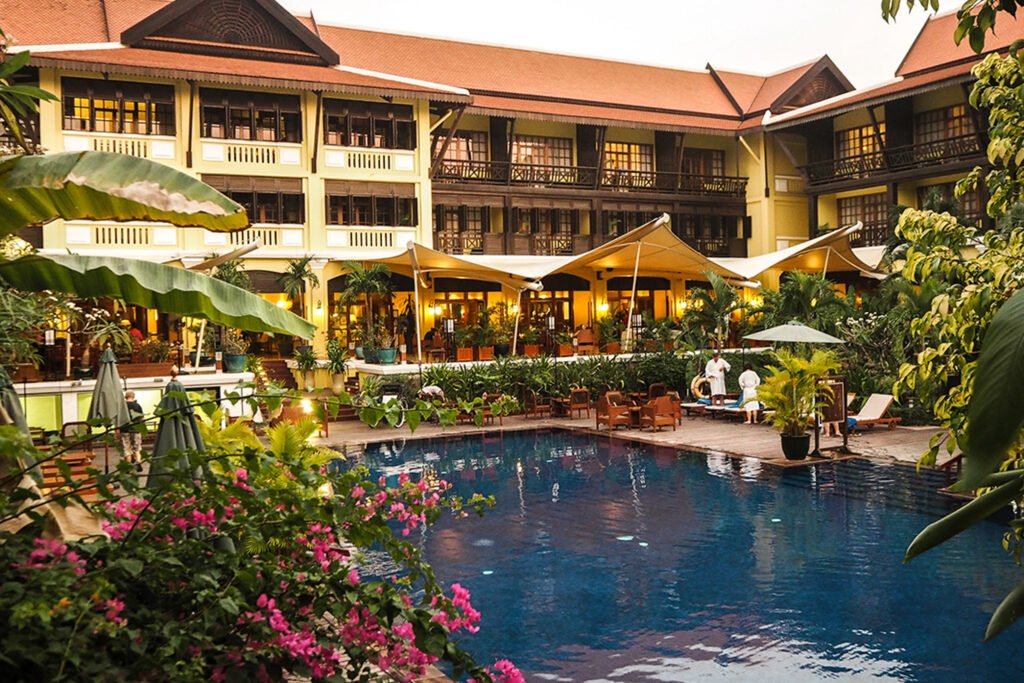 Mái che terrace Resorts & Spas Victoria Angkor Siemreap