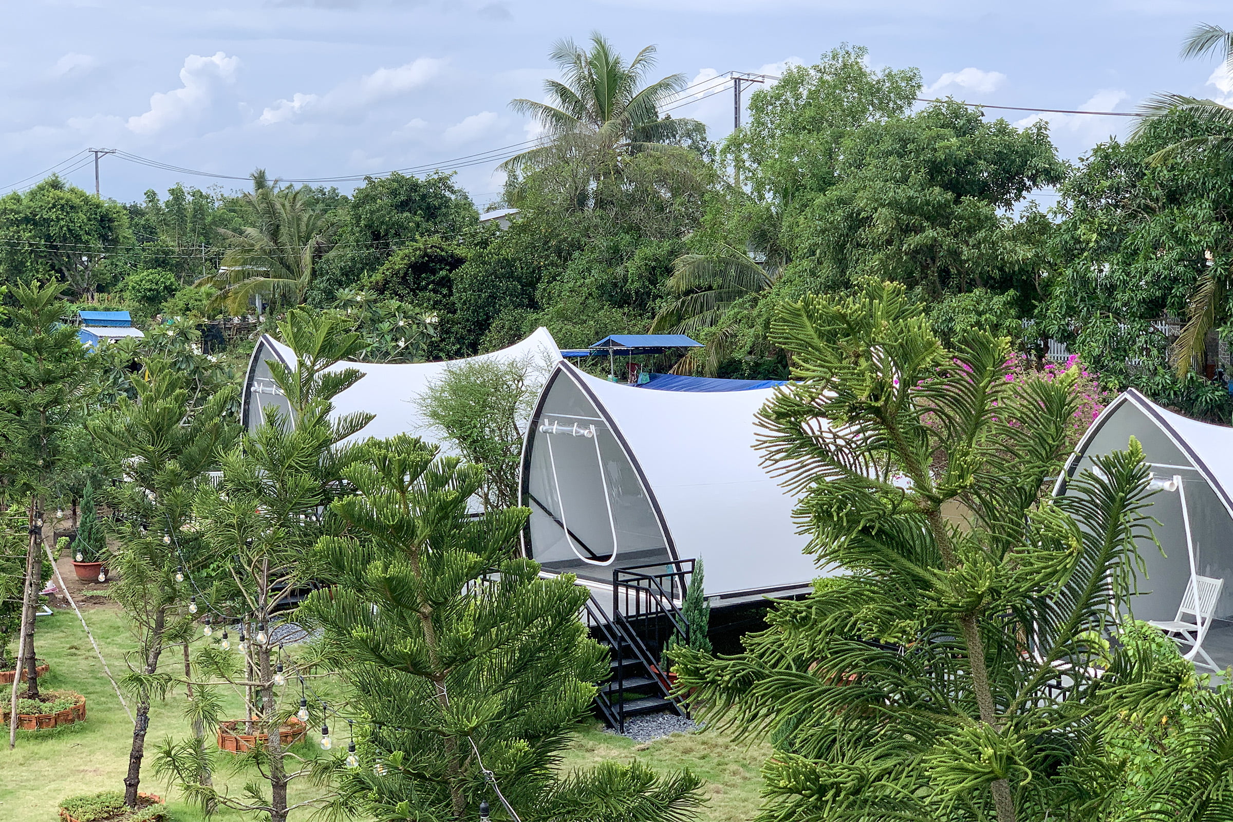 Lều Yên Ngựa Glamping Sadec giữa không gian thiên nhiên