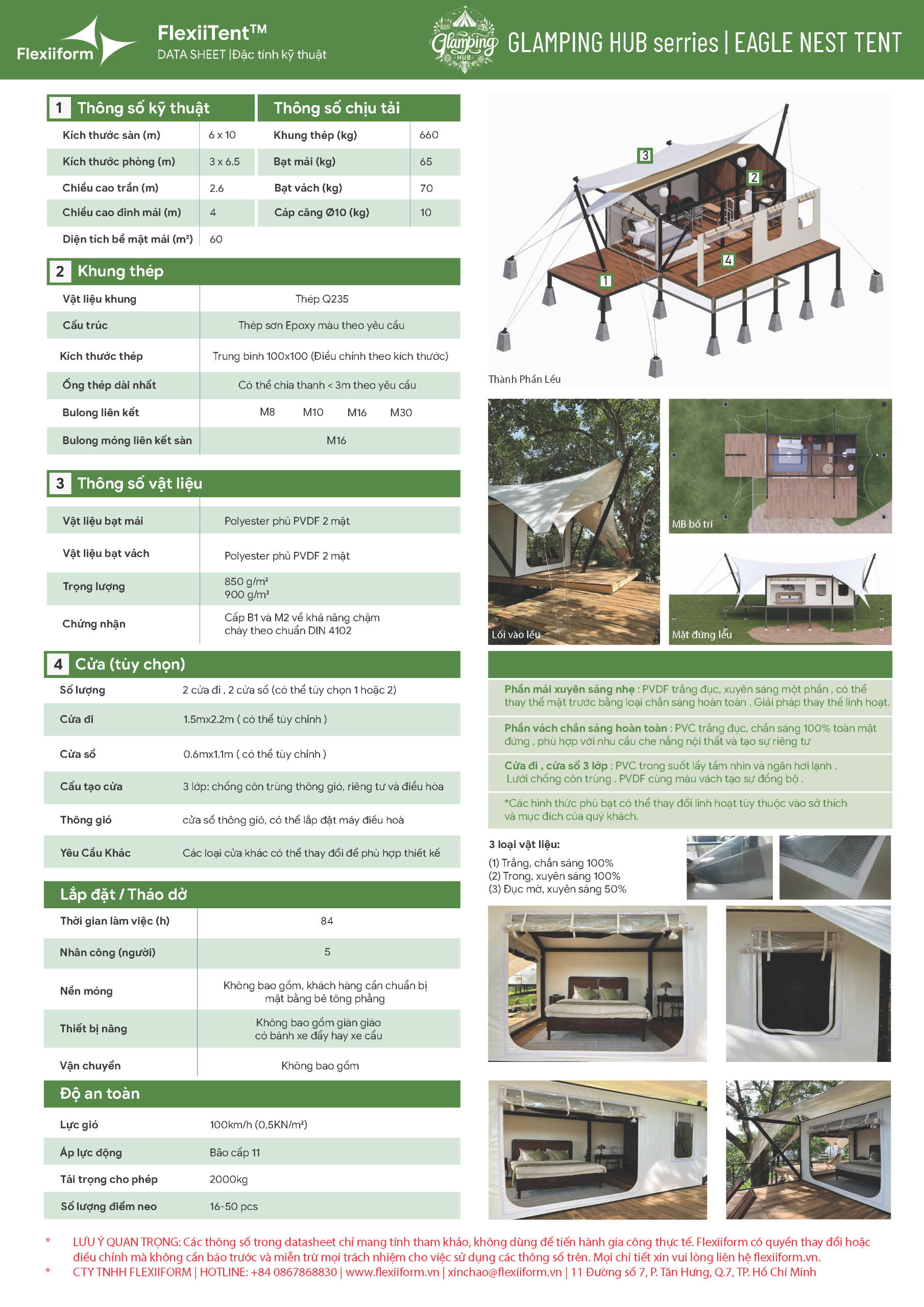 Eagle-Tent_Garden-view-tent_Flexiiform thiết kế_ Tropical Eglamping Đồng Nai