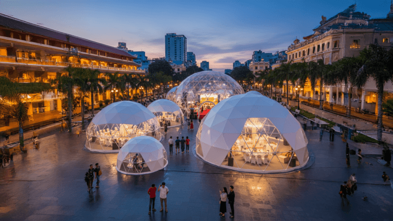 Flexii_Postmedia_Dome Event_Refference_Phục vụ triễn lãm, khu phố đi bộ